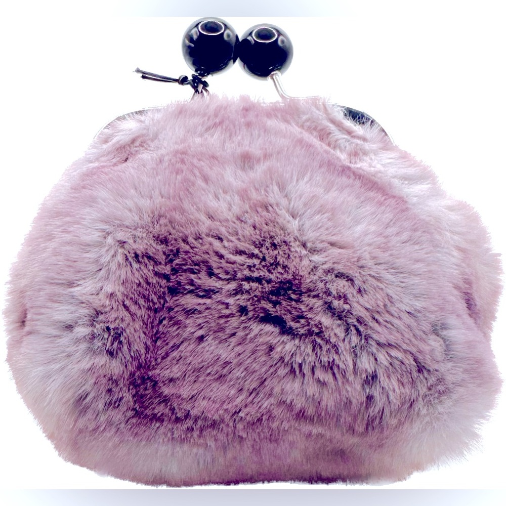 NWT VERY CUTE FUR EFFECT COIN PURSE